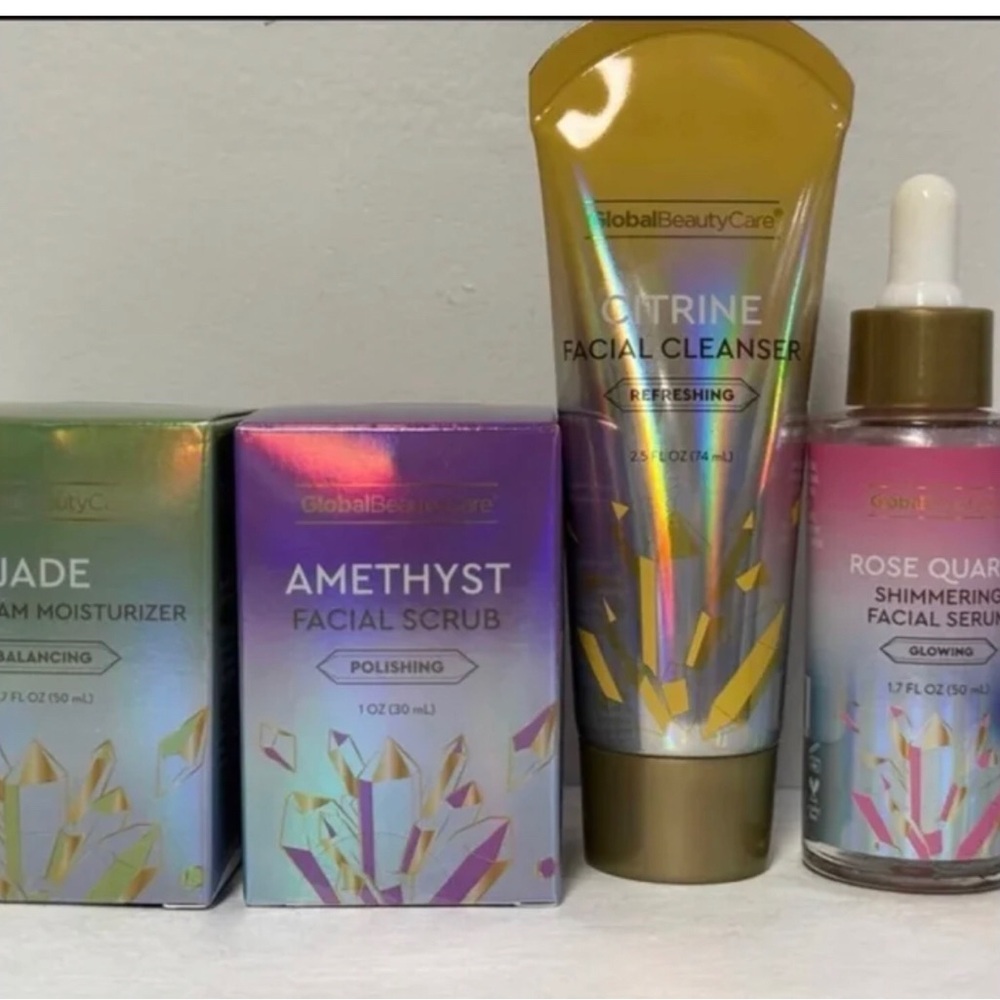 Global Beauty Care Gemstone Skincare Collection (4 Piece Set) GlobalBeautyCare